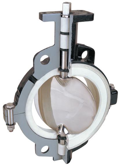 Unlike other valves that seal with friction, POSI-FLATE s unique butterfly valve uses an inflatable seat to seal with air pressure, thus requiring less torque and a smaller actuator, resulting in