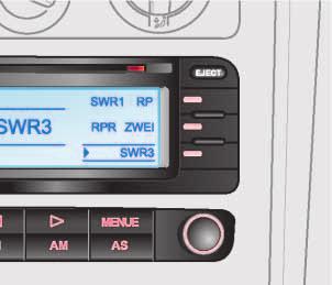 At 230 mm in width, the new radio has a double DIN width. The radio is screwed to the dash panel and the trim is then clipped on afterwards. EJECT button: To eject the CD.