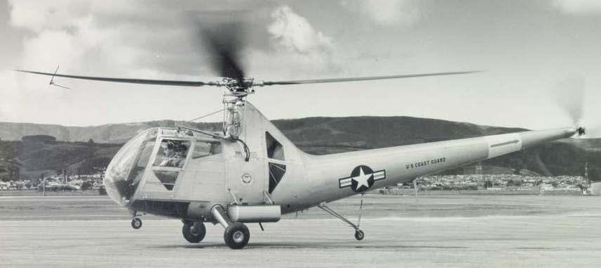 HOS Sikorsky VS316B Hoverfly rdm: 38', 11.58 m length: 38'3", 11.66 m engines: 1 Franklin O-405-9 max.