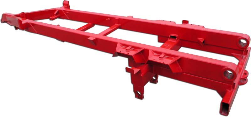 1.4. MAIN MODULES The trailer consists of the following subassemblies and functional devices. 1.4.1. Chassis Chassis is constructed out of cold hollow steel sections.
