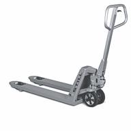 HPS/HPT Hand pallet trucks High manoeuvrability due to large steering angle Easy crossways loading of pallets thanks to loading rollers under the tips of the forks Ergonomically optimised tiller