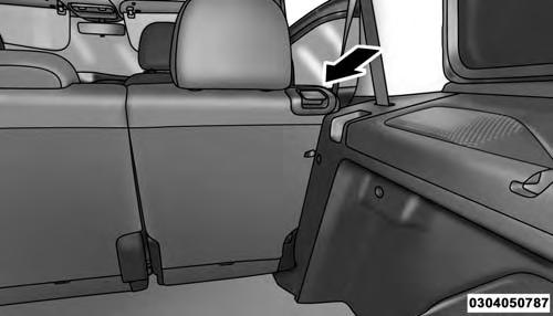 Folding Rear Seat If Equipped To provide additional storage area, each rear seat can be folded flat to allow for extended