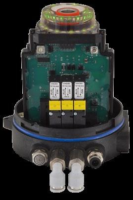 Control Head Features Programming switch for learning mode Board function configured to suit valve type by rotary selector switch Simple and fast mounting of the board Polyolefin