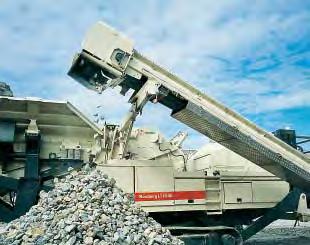Lokotrack LT1110S mobile crushing plant is a fully independent unit with impact crusher and screen, specially designed for demanding crushing and screening contracts.