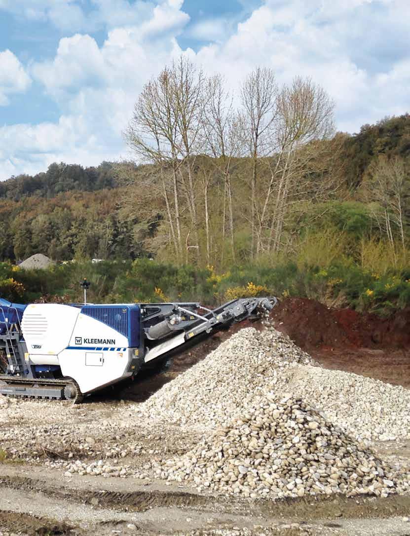 As an innovative manufacturer of mobile crushing and screening plants, KLEEMANN