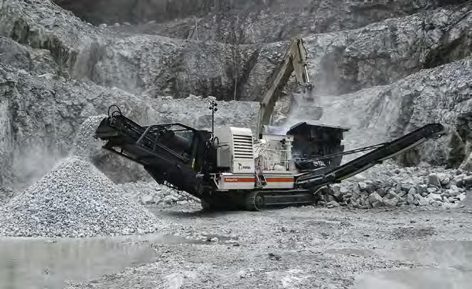 The LT1213S can be fine-tuned for aggregate, quarry or recycling applications including asphalt with features like a vibrating grizzly or pan feeder under the crusher.