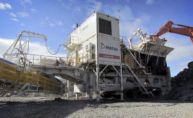 Average production of the plant is 800 mtph (880 stph) of 0 300mm (0 15 ¾ ) primary crushed limestone.