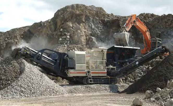 Lokotrack LT1415 Lokotrack LT1418E A major aggregate producer in Ireland, Roadstone Provinces Ltd employs one of its five Lokotrack LT1415 impact crushing plants at the Bunratty Quarry.