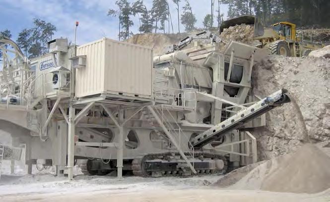 Lokotrack LT1620E Lokotrack LT9100E The Austrian construction company Bernegger was facing a problem years ago, when the limestone quarry next to their aggregate and cement production plant became
