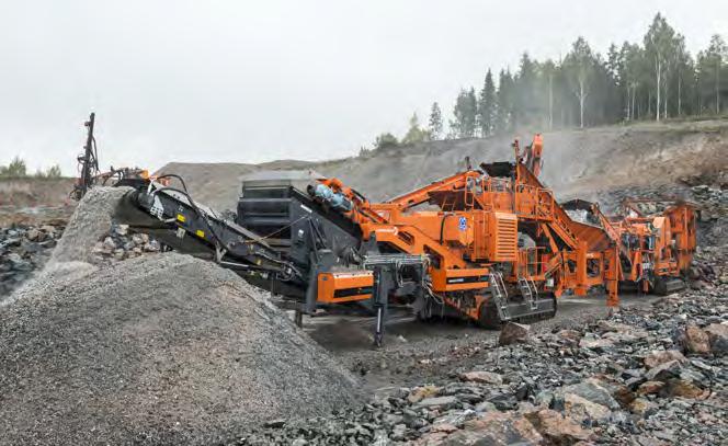 Lokotrack LT550GP Lokotrack LT400HPF Lemminkäinen Infra Oy, one of Finland's largest construction companies, uses the Lokotrack LT550GP cone crushing plant as the secondary crusher behind its