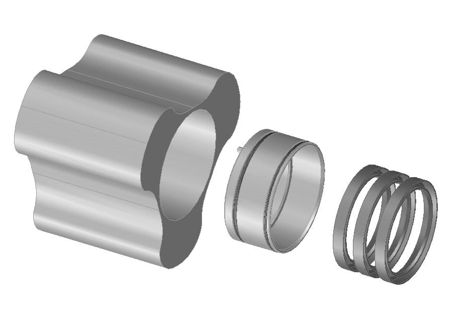 4.3.6 RTP30 Standard Radial Lip Seal. Fig 27 Standard Radial Lip Seal Cartridge. Read the general procedures before proceeding, refer to section 4.3.1.