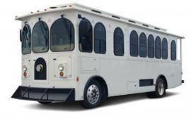 NEW 2015 WHITE WEDDING TROLLEY 708-535-7400 Ext 1 Oak Forest, IL. November 13, 2014- - Absolute Dream Limousines Inc. (http://absolutedreamlimousines.