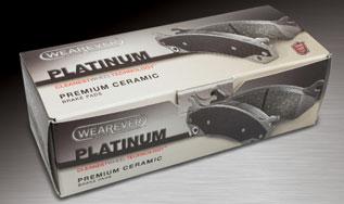 99 Mfg PNAD256 Wearever Platinum Brake Pads Commercial grade ceramic friction