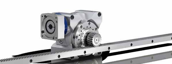 Helical-toothed pinion Pinion V-Drive Rack Module z VS + 050 VS + 063 VS + 080 VS + 100 VS 040* VS 050* VS 063* Module Length Pinion for shaft with key Pinion for splined shaft 2 18 2200 2 1000 mm 2
