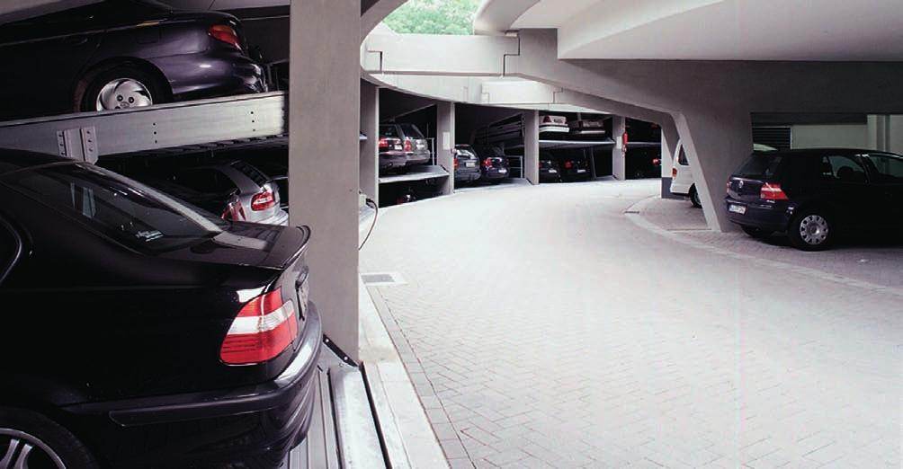 Space-saving parking solutions: Multiparking systems It is not so difficult to get more from an existing parking area, for example two or three parking spaces.