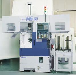 MW1 Twin CNC Chucker A synchronous twin loader operation enables minimum cycle time of 1 seconds for workpieces.