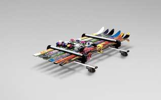 or 4 snowboards. Usable width: 640 mm.