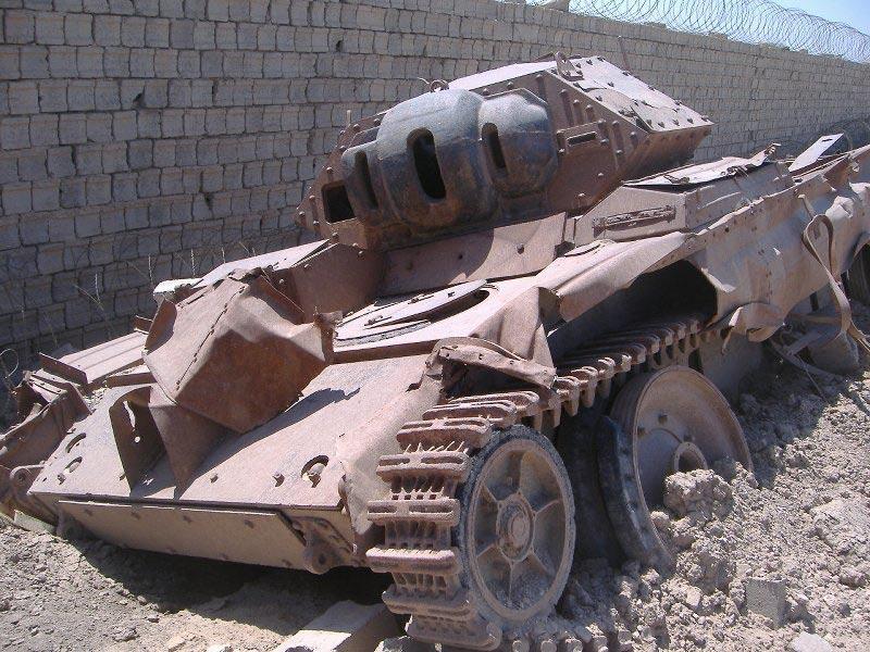 Unknown source, photo provided by Rafał Białęcki Crusader I or II (A15) wreck Unknown location (Iraq) The tank shown is an early example of the same initial batch of Crusaders that included the