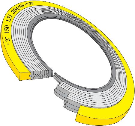 STYLE LS & LSI LOW STRESS RANGE OF SPIRAL WOUND GASKETS The LS gasket offers the same high integrity seal associated with the spiral wound gasket however, the LS and LSI has been designed in such a