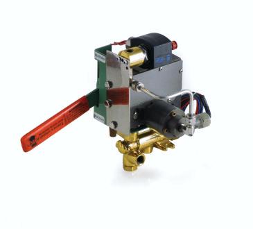 The valve trips when the solenoid is energized by a continuous or momentary (0.3 seconds minimum) electrical signal.