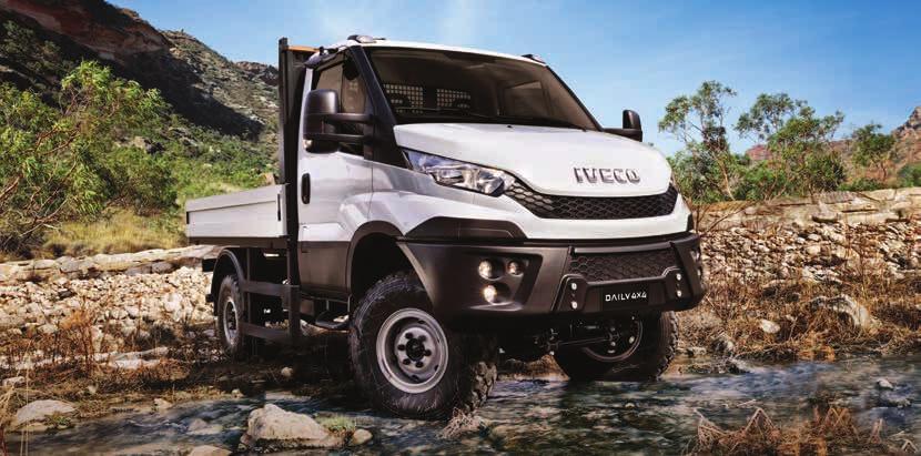 GET SERIOUS WITH THE NEW DAILY 4X4 Iveco s new Daily 4x4 is a purpose-built light commercial truck with extensive standard off-road