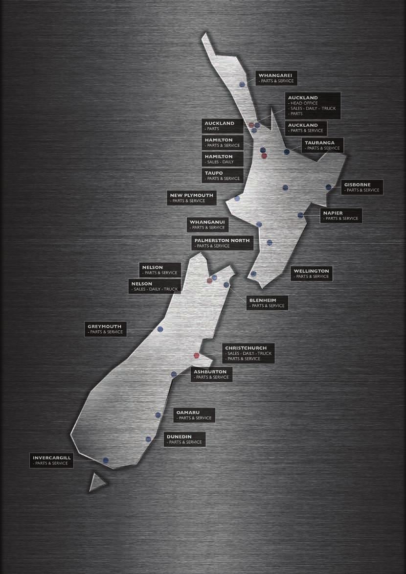01/17 CALL 0800 FOR IVECO FOR YOUR NEAREST DEALER WWW.IVECO.CO.NZ IVECO TRUCKS NEW ZEALAND N.Z.B.N. 9429 038 904 172 21 VOGLER DRIVE, WIRI, AUCKLAND 2104, NEW ZEALAND TELEPHONE (09) 277 2070 WWW.