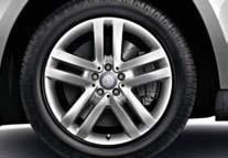 5 J x 19 ET 62 Tyre: 275/55 R19 A166 401 2902 7X21 03 5-twin-spoke wheel