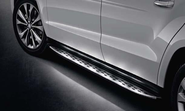 Exterior Wheel accessories Styling accessories 12 10 High-sheen chromed door handle recesses Round off your vehicle s chrome finish and protect the paintwork from scratches.