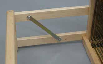 c B Install the Strengthening wood piece B