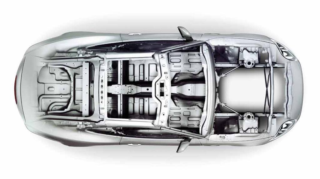 ALUMINIUM XK s all-aluminium body construction is fundamental to the way the car performs.