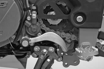Neutral, or the idle speed, is located between first and second gear.