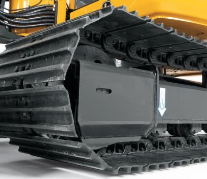 Heavy-duty welded x-frame provides a solid, stable platform that resists material buildup.