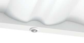Metalux ArcLine luminaires with LED technology are available ab with an optional integrated sensor