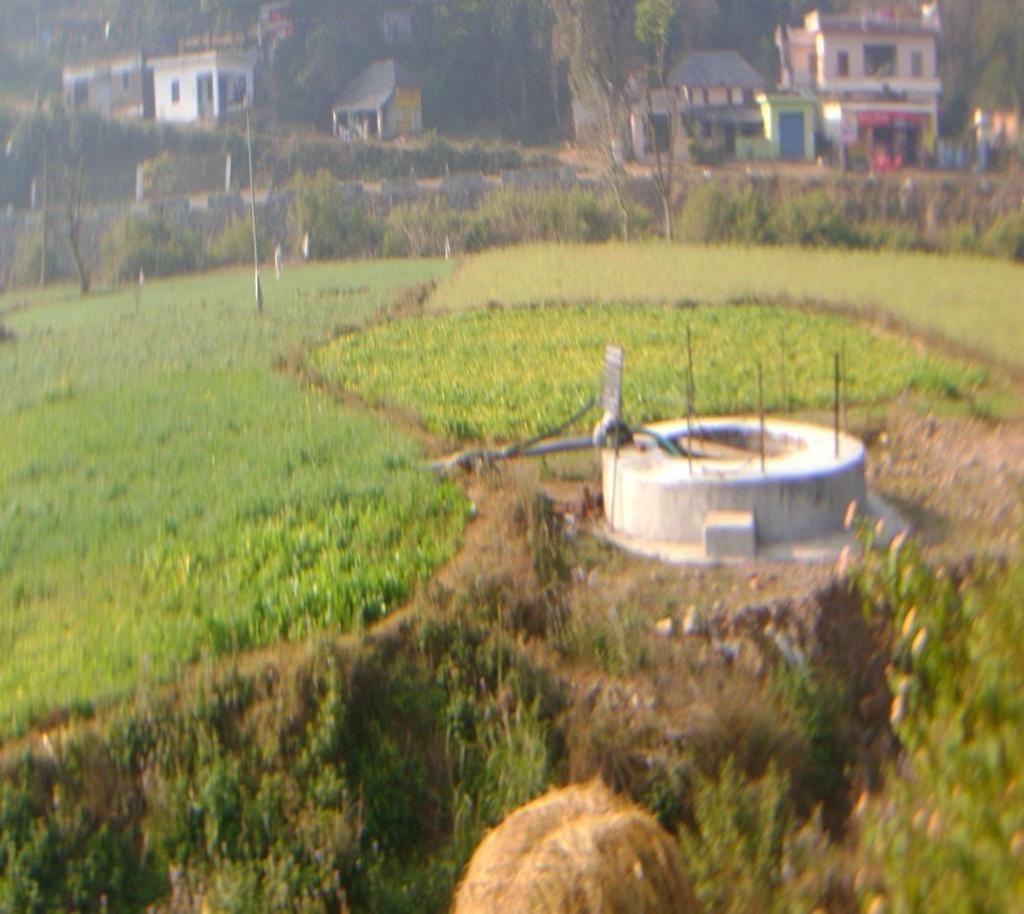 Before the Construction of this well there was no resource for irrigation of land. The peoples depend upon the water of rain.