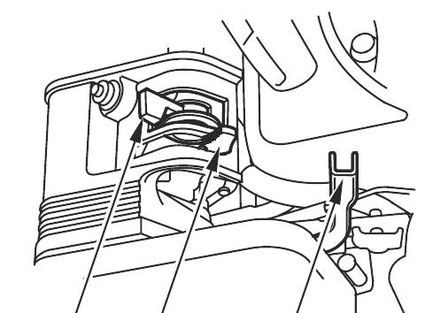 Fuel Valve The fuel valve (Figure 11) is located underneath the choke lever. Move the lever for the fuel valve to the On position before attempting to start the engine.