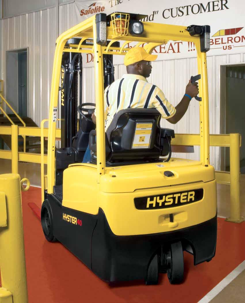 Ergonomic Rear Drive Handle Hydraulic Controls Standard Seat Side Mechanical Levers are positioned for maximum operator comfort and offer an optional integrated thumb-actuated