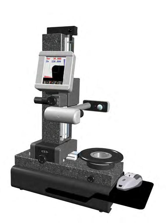 Alberti TOOL PRESETTER Reinforced Construction - Natural Granite Base & Column for Increased Thermal Stability - Stainless Steel Mechanical Elements for Higher Resistance & Longer Life Spindle