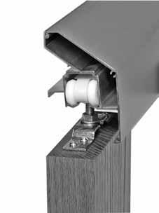 Sliding & Folding Hardware Sliding & Folding Hardware allows space previously required for swing clearance can now be better utilized for decor or to give a more open feel.