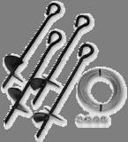 Complete / Case Strap Crimp Tool Strap w/buckle Swivel Head - / Bo 10913 7 Buckle 10916 200 / Bo Split Anchor