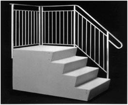 4 8 Aluminum Siding Galvanized Skirting Smooth Embossed 10893 White 10892 Cream 10820 5 Fiberglass Steps *= Steps May Be Required By Local Law To Have 2 Rails.