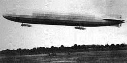 Zeppelins A gas-filled balloon with a motor Slow-moving and became easy target for an enemy fighter plane Jan 19, 1915, the Germans make the first Zeppelin airship raids to drop bombs on Britain