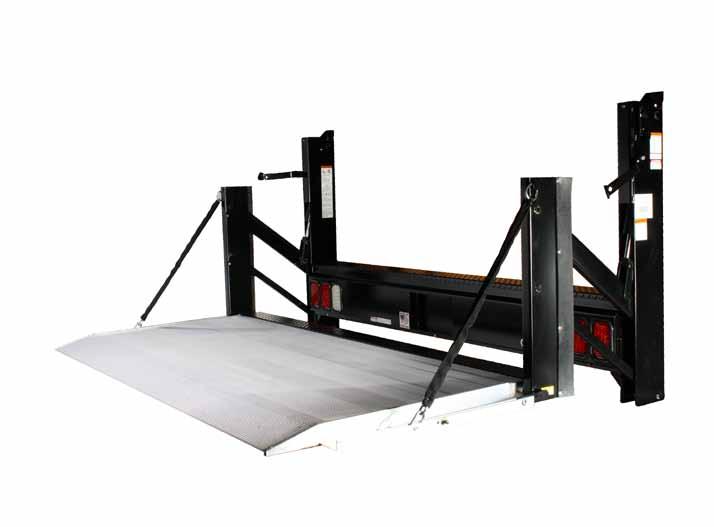 flatbed, stak g2 Dual drive - 1600 lbs capacity G2 DUAL DRIVE TOMMY GATE ADVANtages Hitch - Liftgates are compatible with many frame-mounted receiver-style trailer hitches.