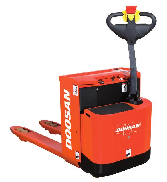 Electric Pallet Trucks LEDH 18/LEDH20/LEDH 22 1,800kg to 2,200kg Capacity The all new Doosan LEDH Series offers you The best solution... for your material handling!