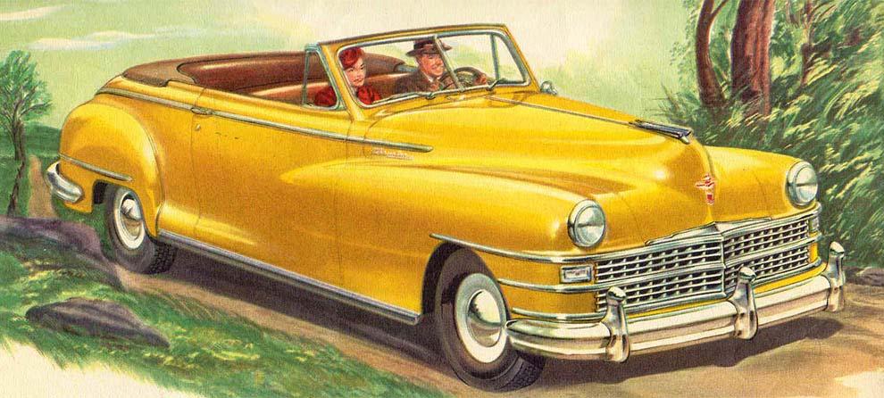 CAR IMAGES The 1948 Chrysler Convertible was