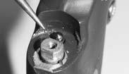 Remove pushrod and internal piston/spring assembly.
