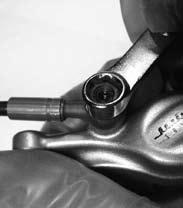 brake hose/banjo bolt removal and service Using an 8mm open-end or box wrench, loosen banjo bolt.