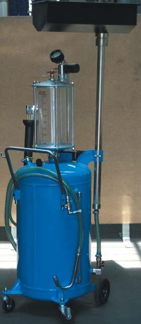 oil and grease systems oil evacuation system OS250 The OS250 evacuation unit is suitable for use with engine oil, automatic transmission fluid and anti freeze/anti boil or compatible fluids.