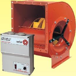 A set point for the automatic control can be adjusted and the DPC can either control dampers or fan speed controllers. A manual override is also provided to position the damper.