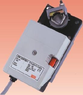 Hand/Auto override is provided. Low and high alarms can be adjusted. The VMS damper motor is a 24VAC synchronous motor which has rotation of 30s, 60s and 100s for 0...90 and a torque of 4, 6 or 10NM.