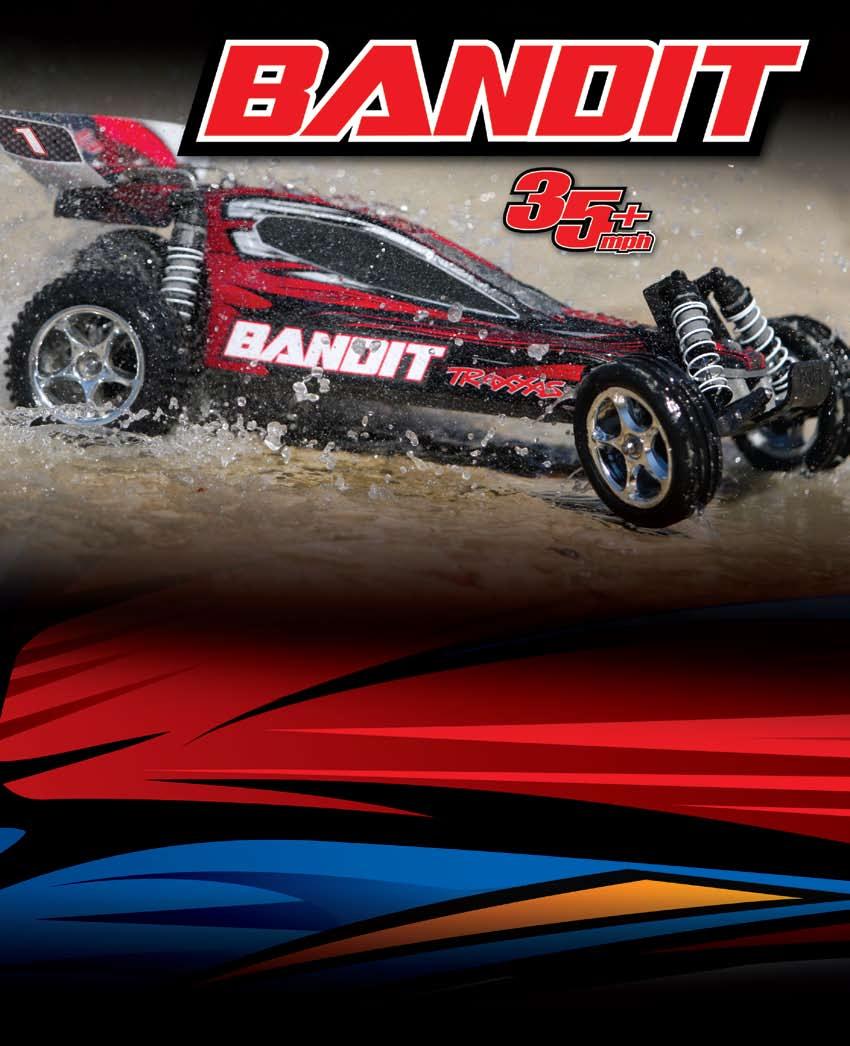 What's In The Box: Bandit, Ready-To-Race with Titan 12T 550 motor, XL-5 electronic